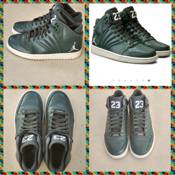 Jordan 1 Flight 4 Released 2016 Size 7.5 mens Colors Grove Green and Bone - Picture 2 of 14